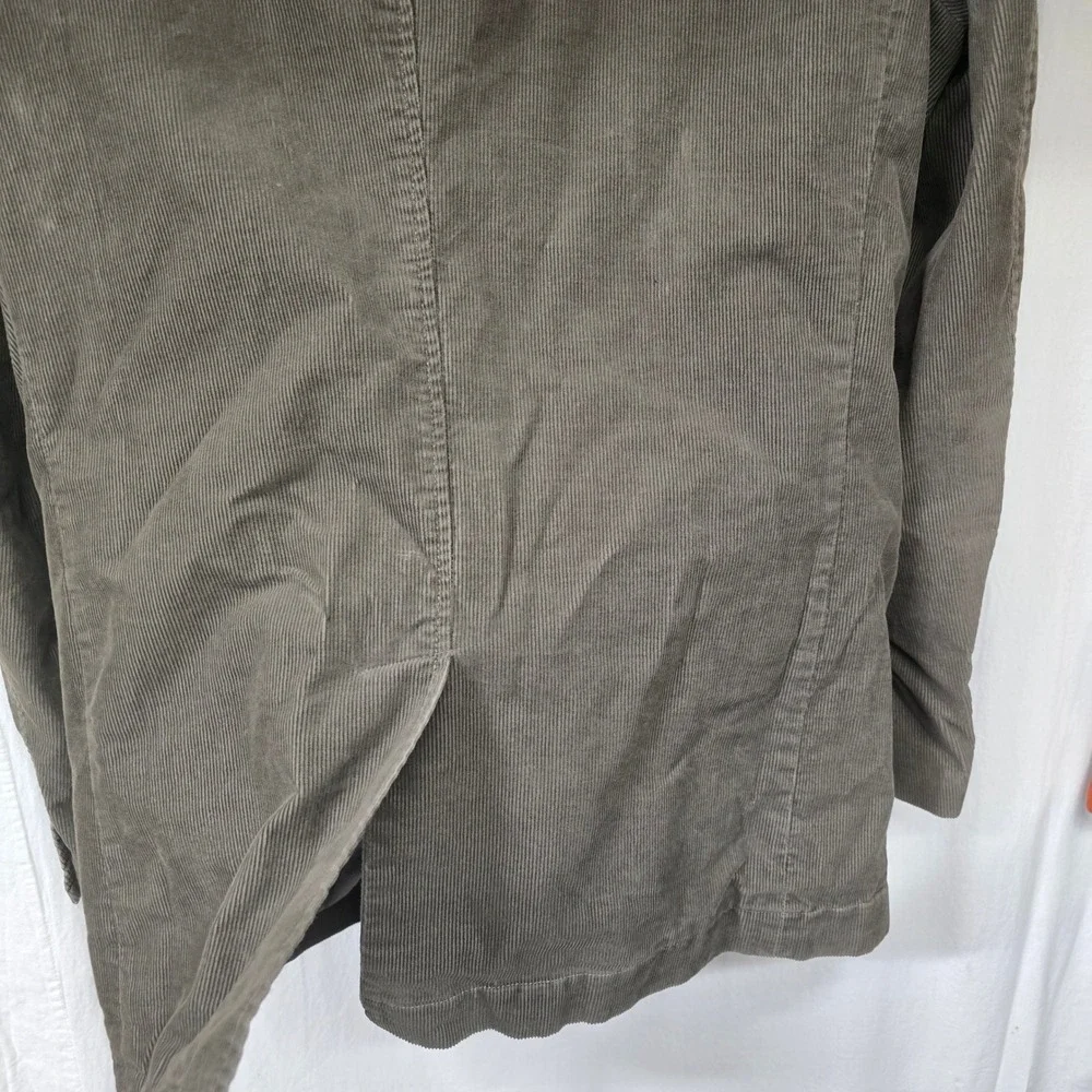 J Crew‎ Mens Corduroy Blazer Jacket Brown Size XL 3 Button Pockets